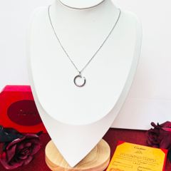  Dây Chuyền Nam, Nữ Titan Cao Cấp - Cây Đinh Cartier Màu Trắng Pha Lê (AF) 