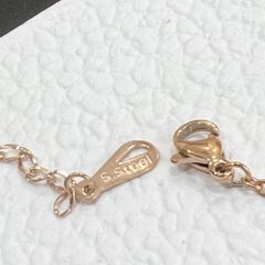  Vòng Tay TiTan Cao Cấp - LV Cỏ 4 Lá May Mắn Màu Vàng Hồng Vỏ Trai Thiên Nhiên (AE) 