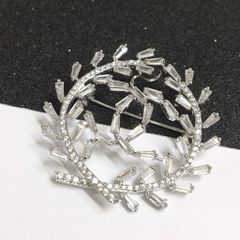  Cài Áo Nam, Nữ - Chanel Pha Lê Trắng (AN) 