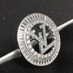  Cài Áo Nam, Nữ - LV Màu Trắng Pha Lê (AA) 