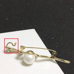  Cài Áo & Mặt Dây Chuyền - Con Rắn Pha Lê Xanh, Trắng & Ngọc Trai (AB) 