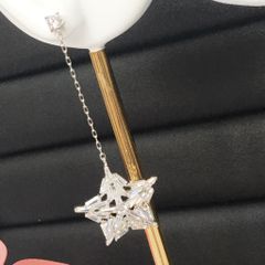  Bông Tai Tua Rua Ngôi Sao Pha Lê Trắng Tinh Tế (BI) 