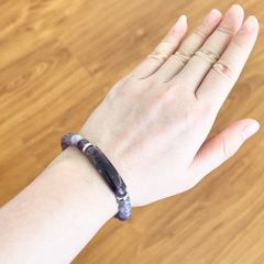  Vòng Đá Phong Thuỷ Cao Cấp - Đá Thạch Anh Tím Tự Nhiên Bảng Dài 