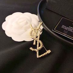  Cài Áo Nam, Nữ - YSL Màu Vàng Bản Nhỏ Phong Cách Cá Tính (AP) 