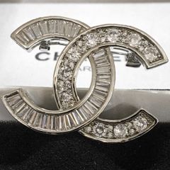  Cài Áo Nam, Nữ - Chanel Màu Trắng Pha Lê (AX) 