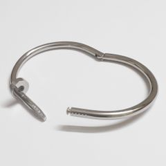  Vòng Tay Nam, Nữ TiTan Cao Cấp - Cartier Cây Đinh Màu Trắng Pha Lê (AH) 