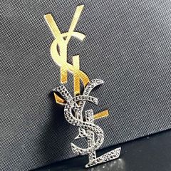  Cài Áo Nam, Nữ - YSL Bản To Pha Lê Đen Sang Trọng (AN) 