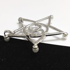  Cài Áo Nam, Nữ - Chanel Ngôi Sao Trắng Ngọc Trai & Pha Lê (BN) 