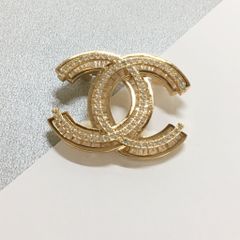  Cài Áo Nam, Nữ - Chanel Màu Vàng Pha Lê (AW) 