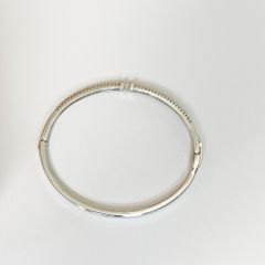  Vòng Tay Hermes Màu Trắng Pha Lê (AF) 