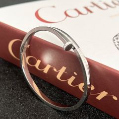  Vòng Tay TiTan Cao Cấp - Cây Đinh Cartier Pha Lê Trắng (AE) 