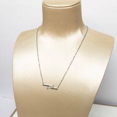  Dây Chuyền Titan Cao Cấp - 2 Cây Đinh Pha Lê Trắng 