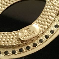 Cài Áo Nam, Nữ - Chanel Màu Vàng Hồng Pha Lê Trắng (AM) 