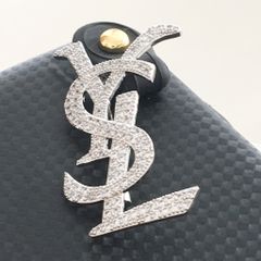  Cài Áo Nam, Nữ - YSL Màu Trắng Pha Lê (AR) 