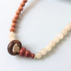  Vòng Đá Phong Thuỷ Cao Cấp - 2 Vòng Hồ Lô Gỗ Đàn Hương & Đá Ngọc Bích Xanh Lá Tự Nhiên 