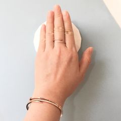  Bộ Trang Sức Cartier Titan Cao Cấp - Vòng Tay & Nhẫn Màu Vàng Hồng Pha Lê (AP) 