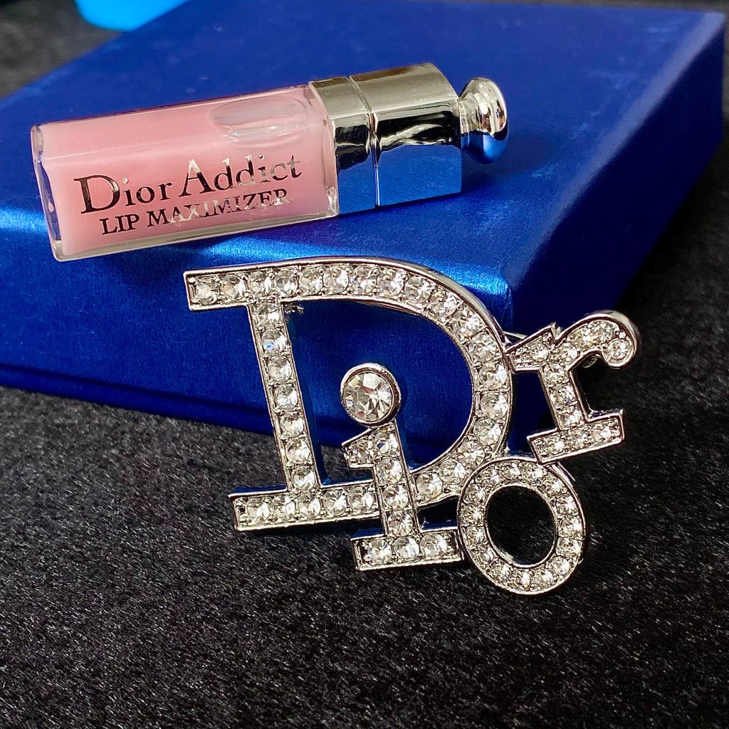  Cài Áo Nam, Nữ - Dior Màu Trắng Pha Lê (AL) 