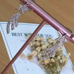  Bông Tai Ngôi Sao Băng Pha Lê (AN) 