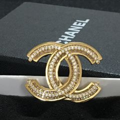  Cài Áo Nam, Nữ - Chanel Màu Vàng Pha Lê (AW) 