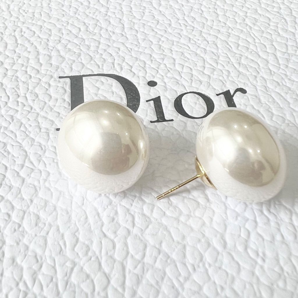  Bông Tai Ngọc Trai Bản To 20 Ly Cá Tính 