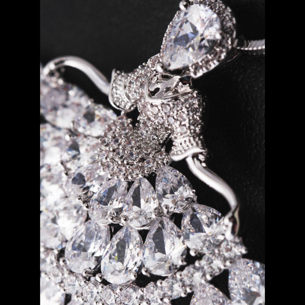  Dây Chuyền Dài Cao Cấp - Cô Gái Pha Lê Australia Trắng Tinh Tế (AA) 