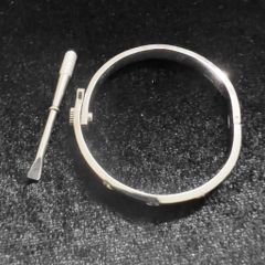  Vòng Tay TiTan Cao Cấp - Cây Đinh Cartier & Tua Vít Màu Trắng Pha Lê (AG) 