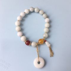  Vòng Đá Phong Thuỷ Cao Cấp - Hồ Lô & Đồng Tiền Đá Cẩm Thạch Tự Nhiên 