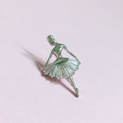  Cúc Cài Áo - Cô Gái Múa Ballet Pha Lê Trắng 