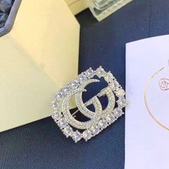  Cài Áo Nam, Nữ - Gucci Pha Lê Trắng (AJ) 