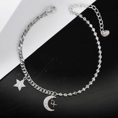  Vòng Tay Ngôi Sao & Mặt Trăng Ngọc Trai & Pha Lê (AA) 