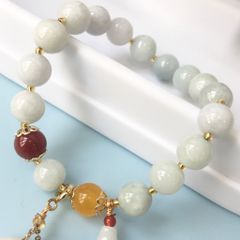  Vòng Đá Phong Thuỷ Cao Cấp - Hồ Lô & Đồng Tiền Đá Cẩm Thạch Tự Nhiên 