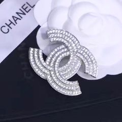  Cài Áo Nam, Nữ - Chanel Màu Trắng Pha Lê (CD) 