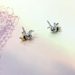  Bông Tai Bạc Cao Cấp - Dior Con Ong Chăm Chỉ ( Có 3 Kiểu Đeo ) 