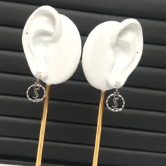  Bông Tai YSL Ngôi Sao Pha Lê Trắng (AH) 