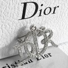  Cài Áo Nam, Nữ - Dior Màu Trắng Pha Lê (AU) 