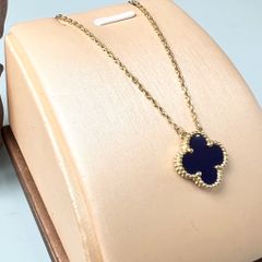  Dây Chuyền Titan Cao Cấp - Cỏ 4 Lá May Mắn Màu Vàng Xanh (AQ) 