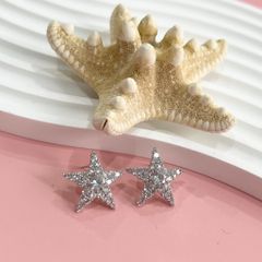  Bông Tai Ngôi Sao Pha Lê Trắng (BF) 