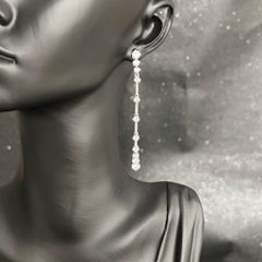  Bông Tai Tua Rua Pha Lê Trắng Tinh Tế (AR) 