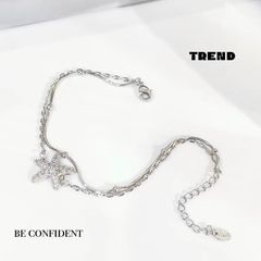  Vòng Tay Dây Đôi Sao Biển Pha Lê (AA) 