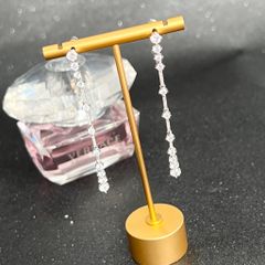  Bông Tai Tua Rua Pha Lê Trắng Tinh Tế (AR) 