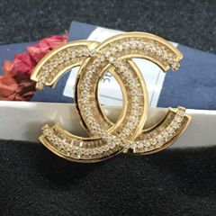  Cài Áo Nam, Nữ - Chanel Màu Vàng Pha Lê (AW) 