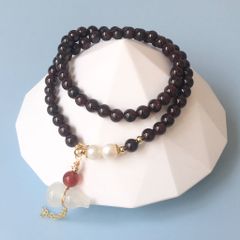  Vòng Đá Phong Thuỷ Cao Cấp - 2 Vòng Hồ Lô Mã Não, Ngọc Trai Nước Ngọt, Đá Garnet Tự Nhiên 