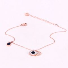  Lắc Chân Titan Cao Cấp - Mắt Xanh Phong Cách Cá Tính 