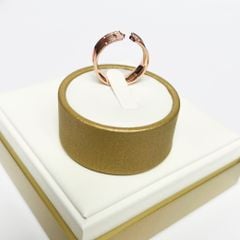  Nhẫn Nam Titan Cao Cấp - Màu Vàng Hồng Pha Lê (AA) 