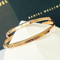  Vòng Tay Cặp Đôi Tình Yêu - Daniel Màu Vàng Hồng Titan Cao Cấp 