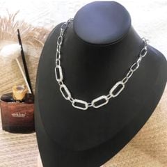  Dây Chuyền Ngắn - Choker Pha Lê Trắng Phong Cách Cá Tính 