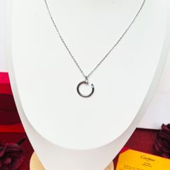  Dây Chuyền Nam, Nữ Titan Cao Cấp - Cây Đinh Cartier Màu Trắng Pha Lê (AF) 