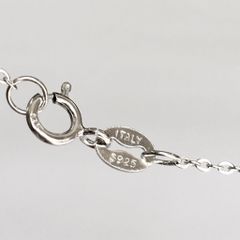  Dây Chuyền Bạc Cao Cấp - Cây Dù Pha Lê Trắng 