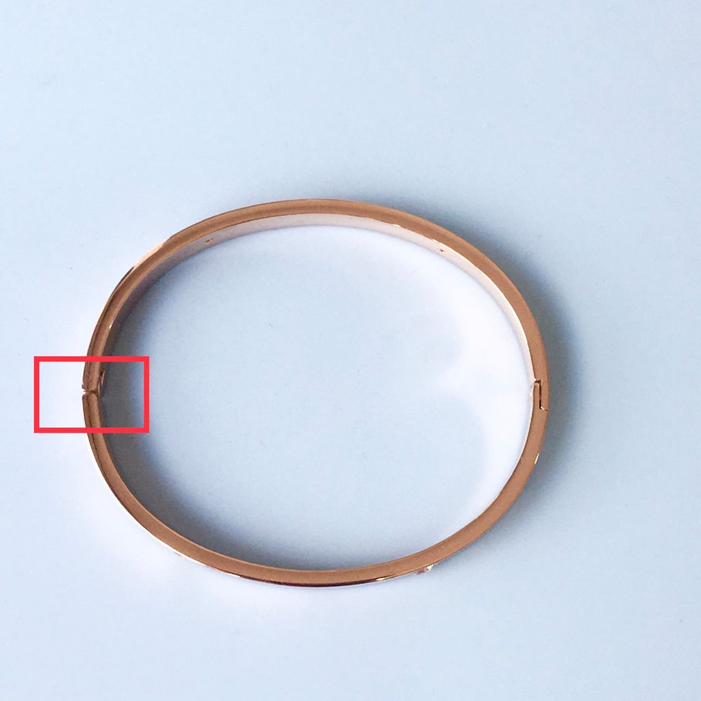  Vòng Tay Nam, Nữ TiTan Cao Cấp - Cartier Màu Vàng Hồng Pha Lê Trắng (AH) 