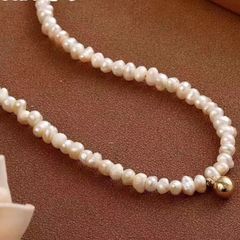  Dây Chuyền Ngắn - Choker Vàng Chuỗi Ngọc Trai Nước Ngọt Sang Trọng (AA) 